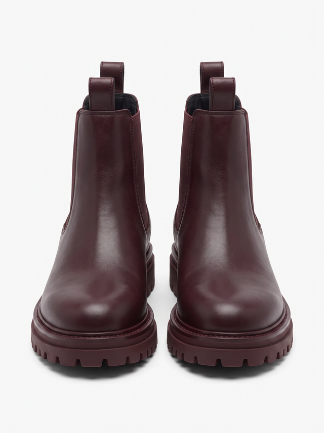 Chunky Chelsea - Oxblood Burgundy - front product