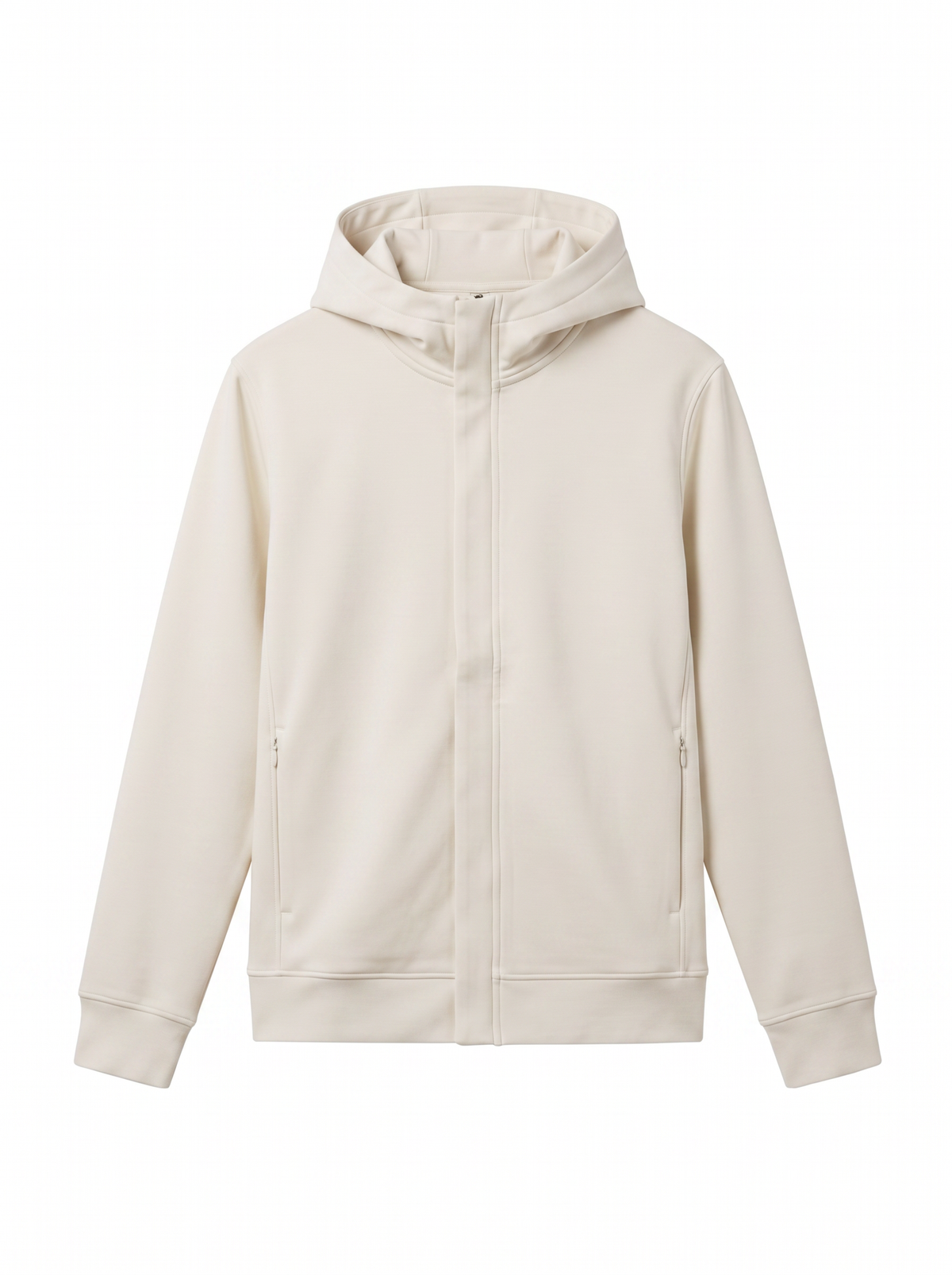 Covered Hoodie - Bone Ivory - front product