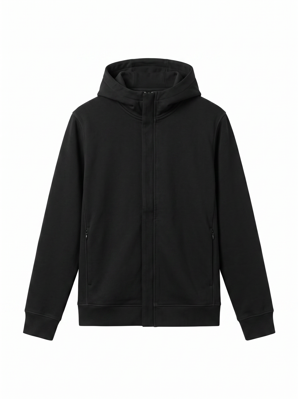 Covered Hoodie - Obsidian Black - front product