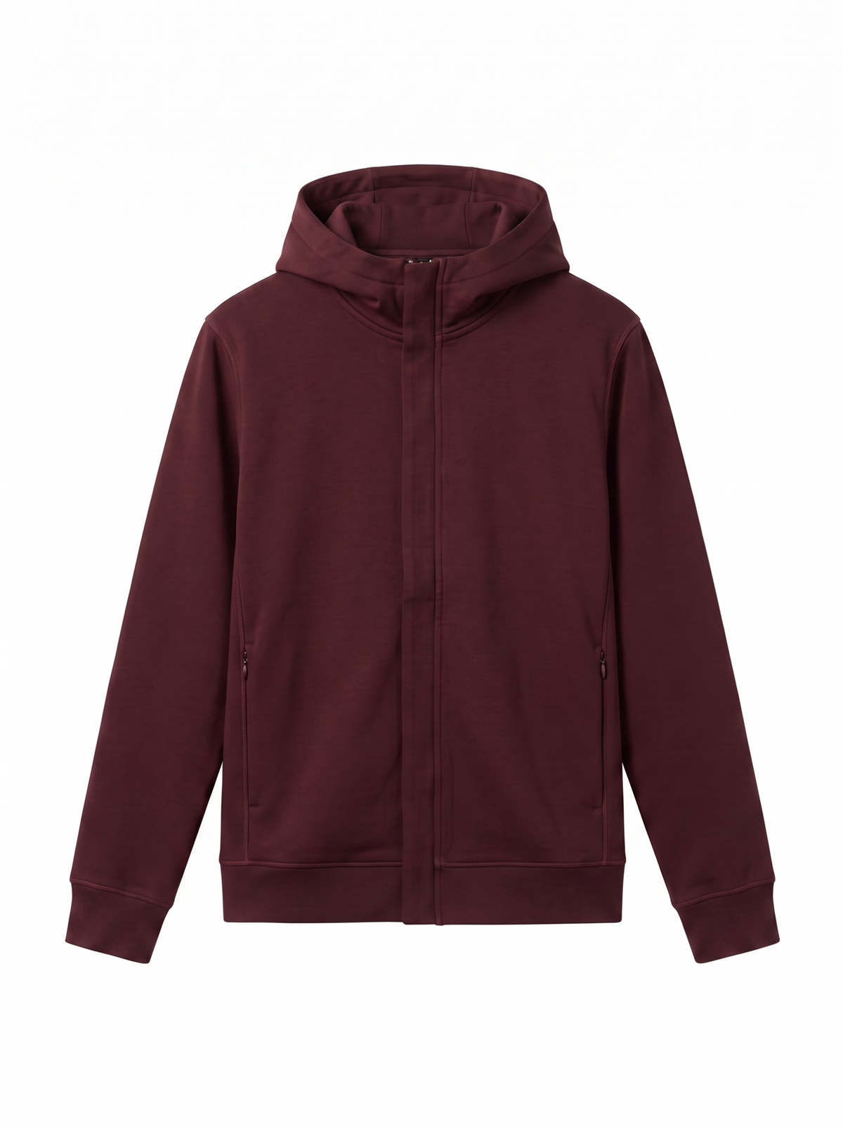 Covered Hoodie - Oxblood Burgundy - front product