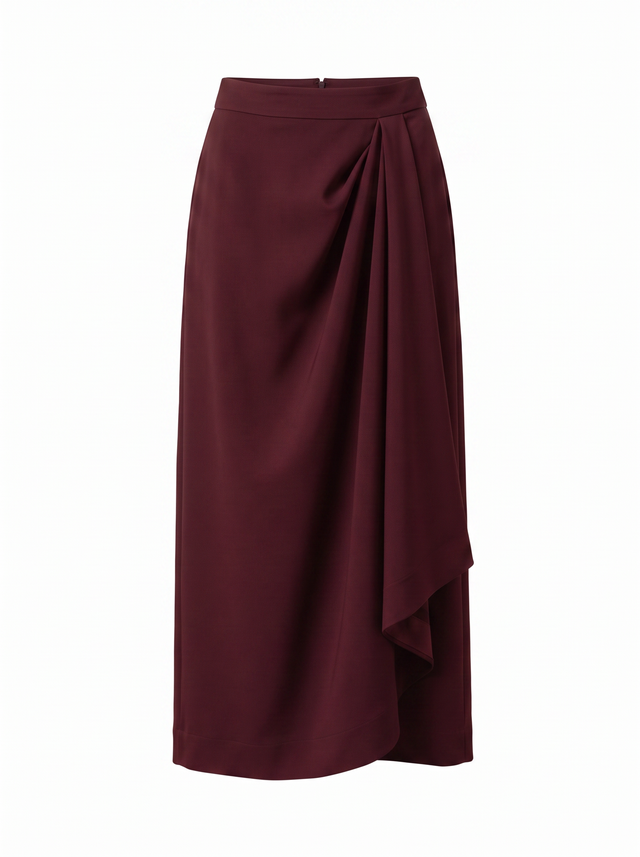 Dusk Maxi - Oxblood Burgundy - front product