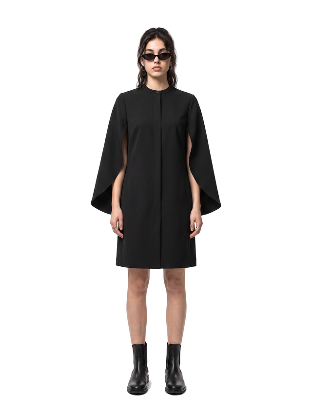Gloom Dress - Obsidian Black - full model