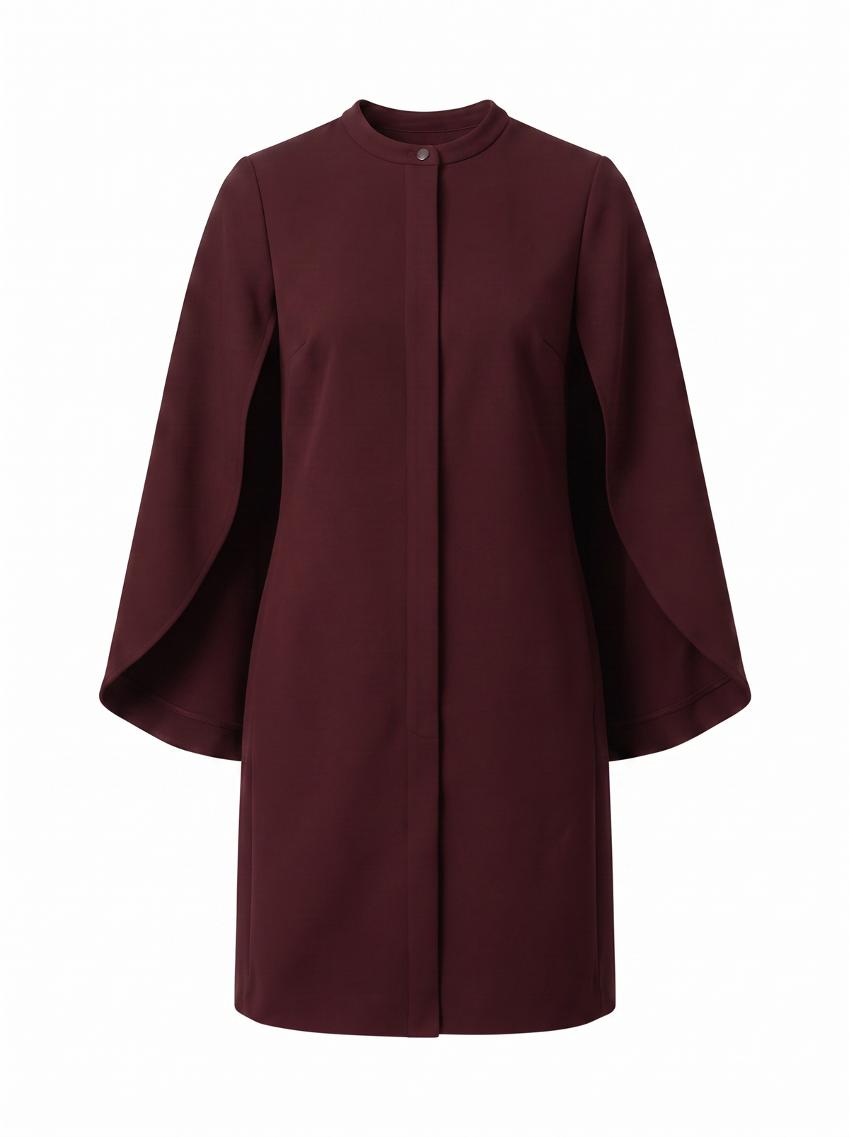 Gloom Dress - Oxblood Burgundy - front product