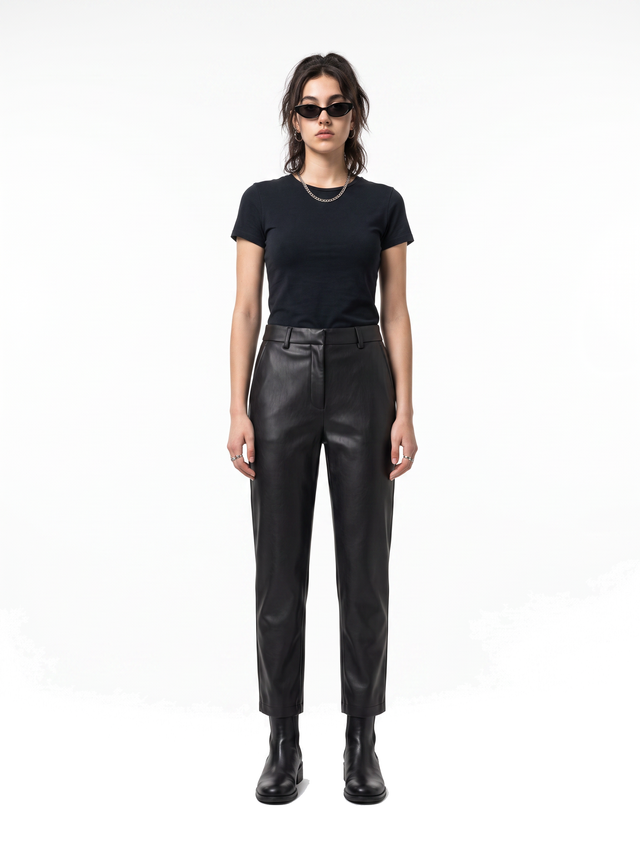 Grounded Trousers - Obsidian Black - full model