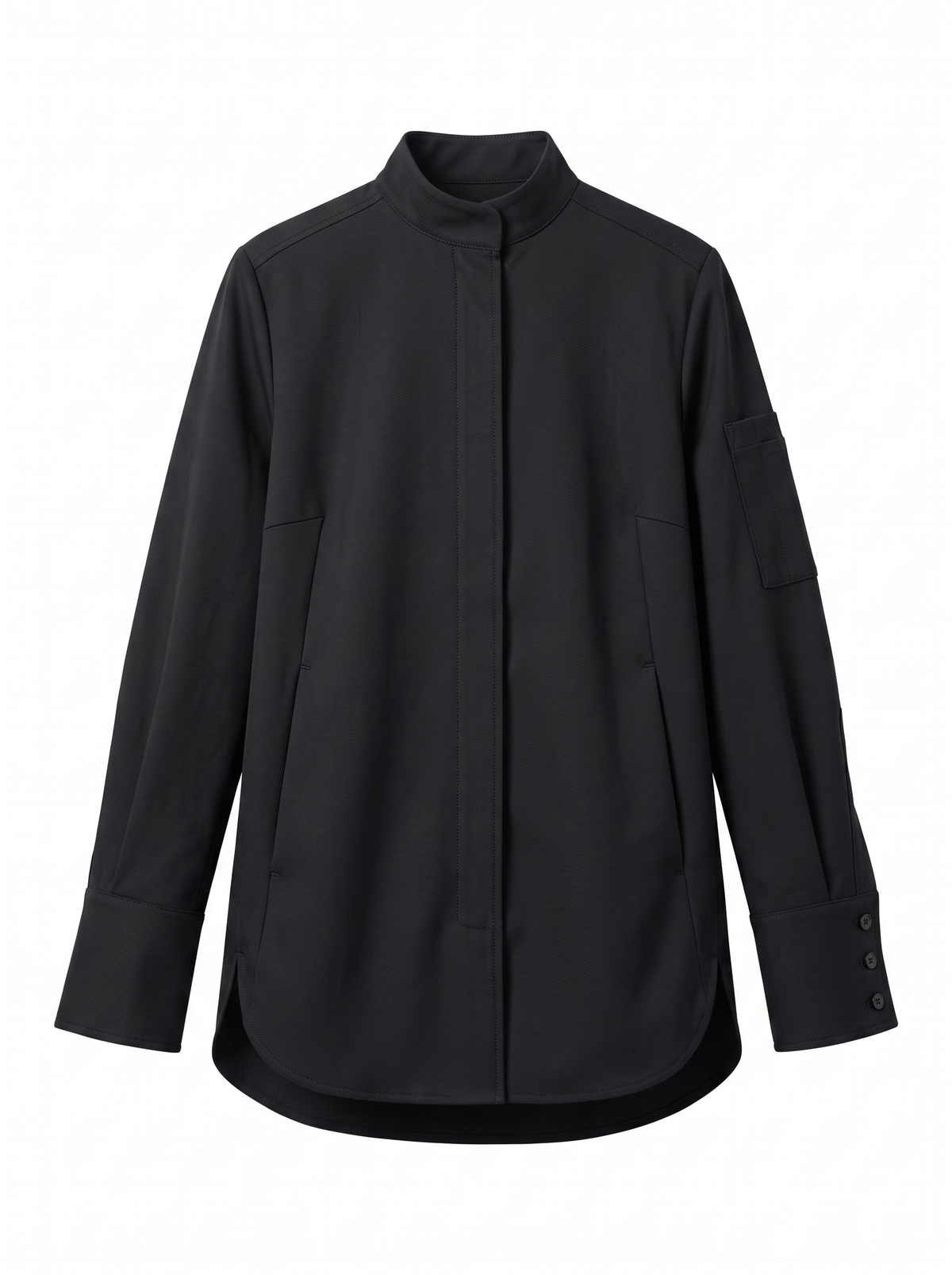 Haze Tunic - Obsidian Black - front product