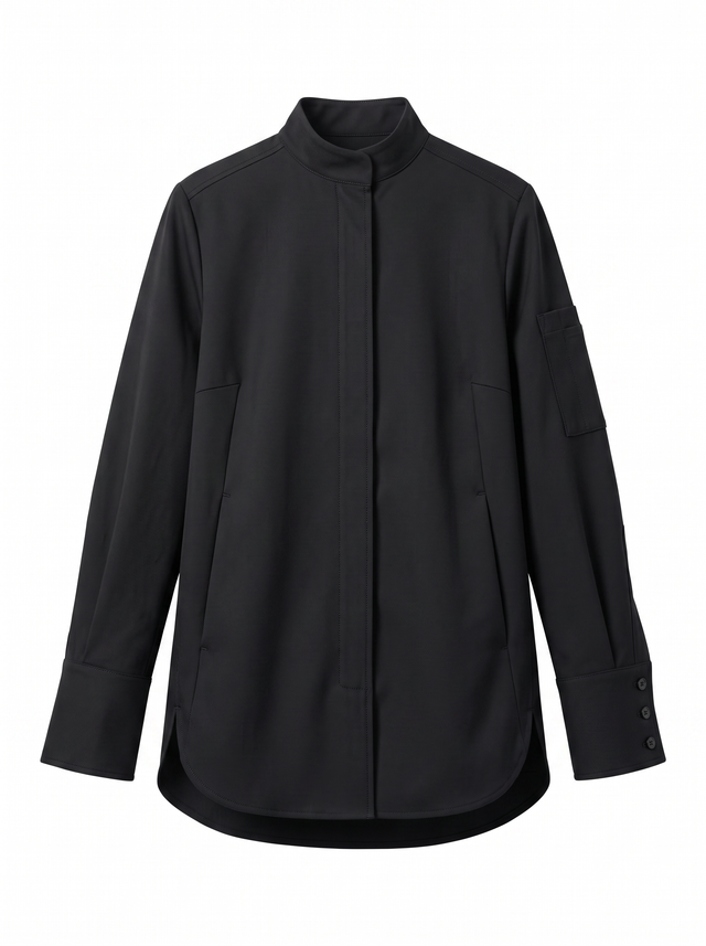 Haze Tunic - Obsidian Black - front product