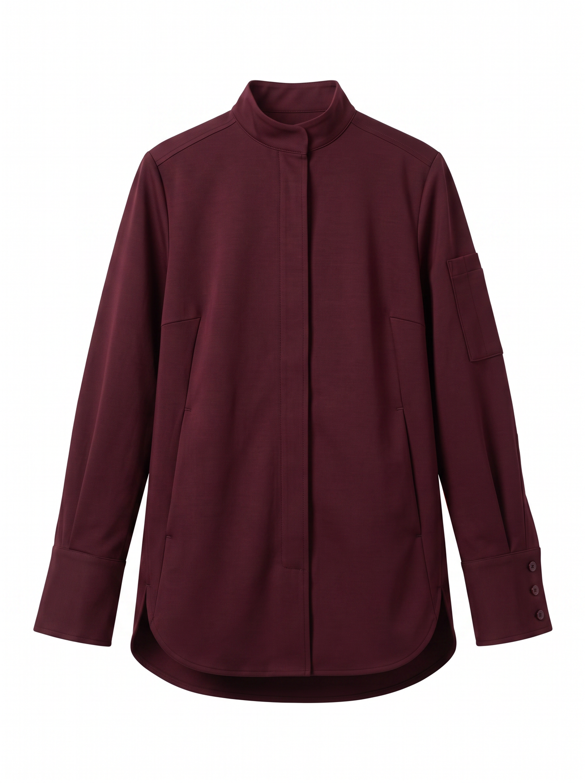 Haze Tunic - Oxblood Burgundy - front product