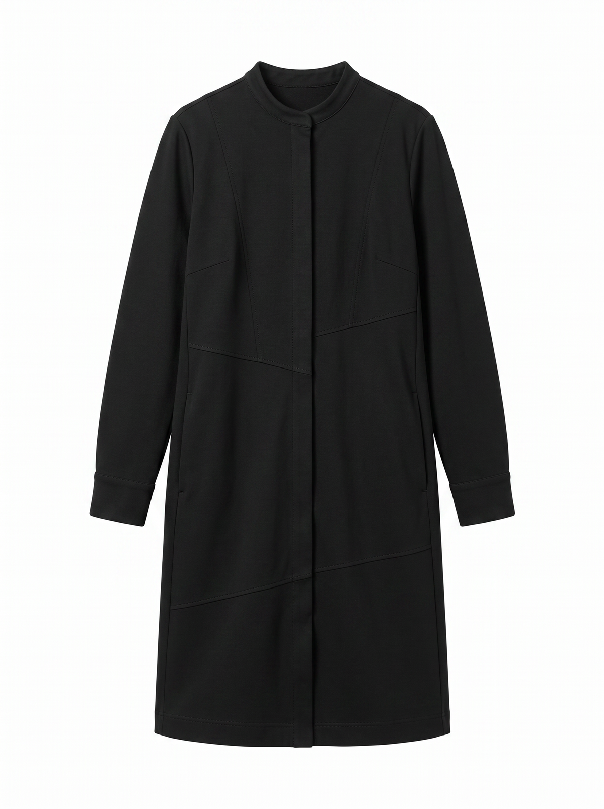 Jersey Dress - Obsidian Black - front product