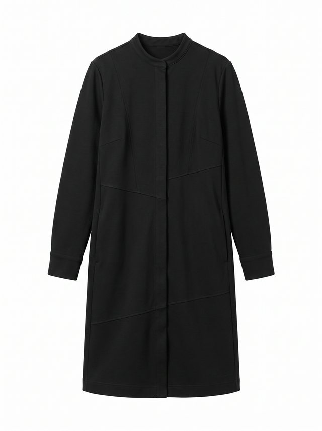 Jersey Dress - Obsidian Black - front product