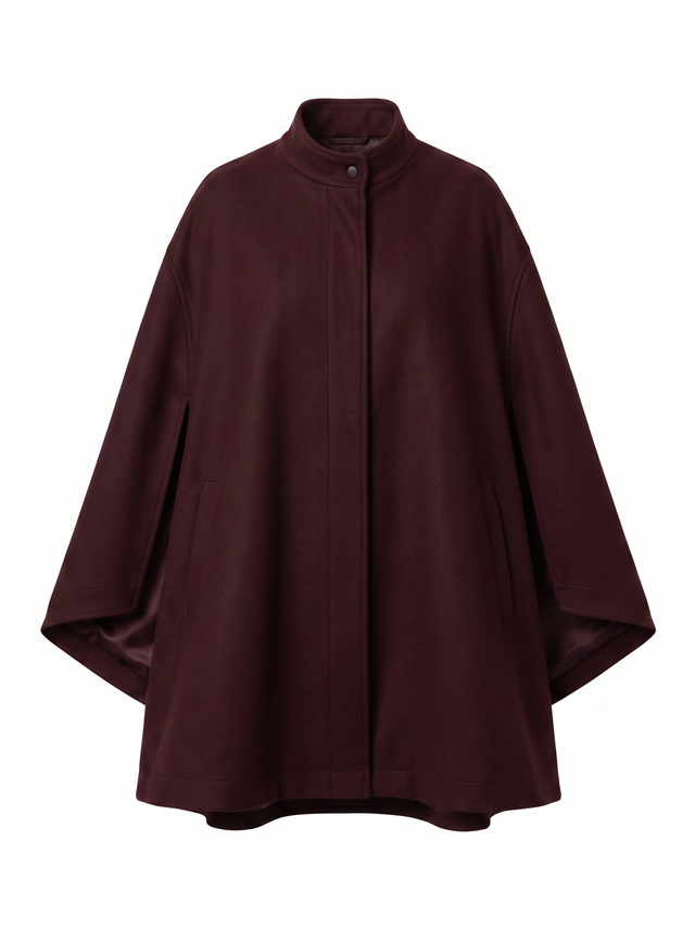 Kuro Cape - Oxblood Burgundy - front product
