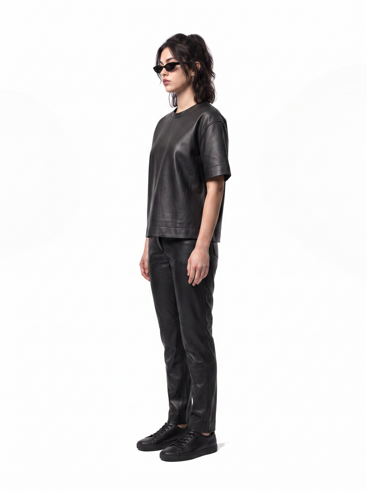 Leather Tee