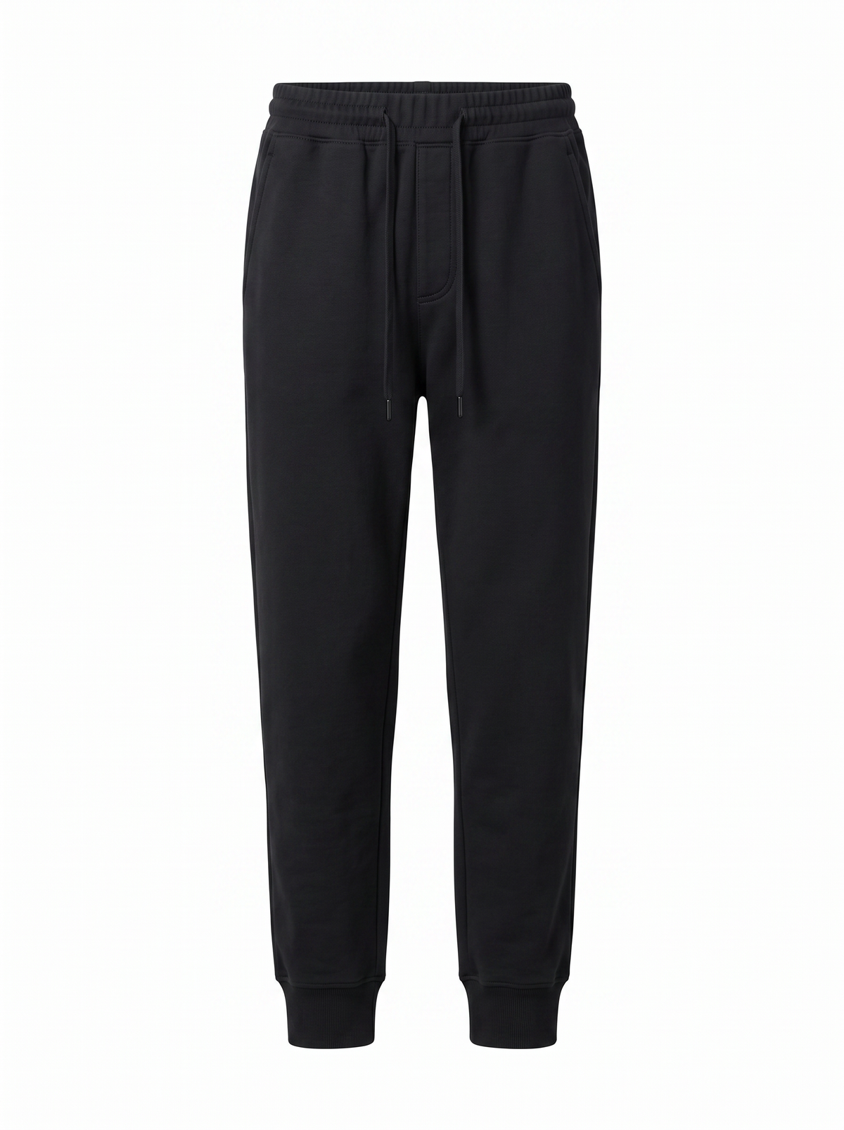 Noir Joggers - Obsidian Black - front product