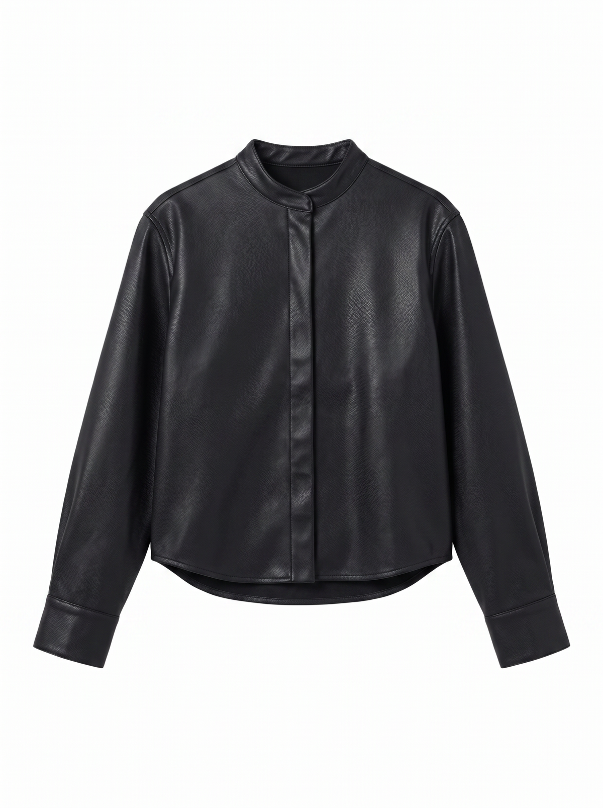 Onyx Overshirt - Obsidian Black - front product