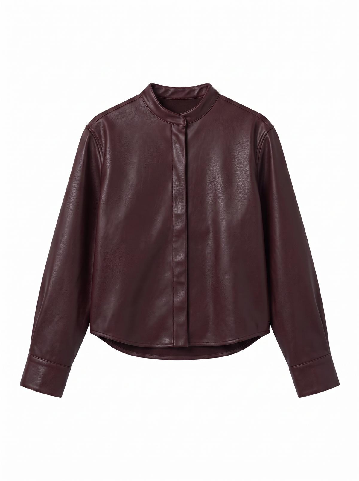 Onyx Overshirt - Oxblood Burgundy - front product