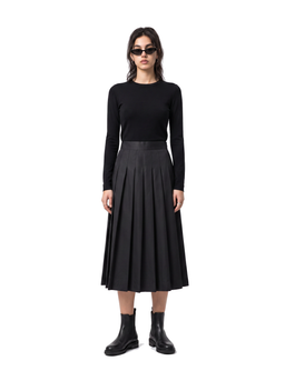 Pleated Midi
