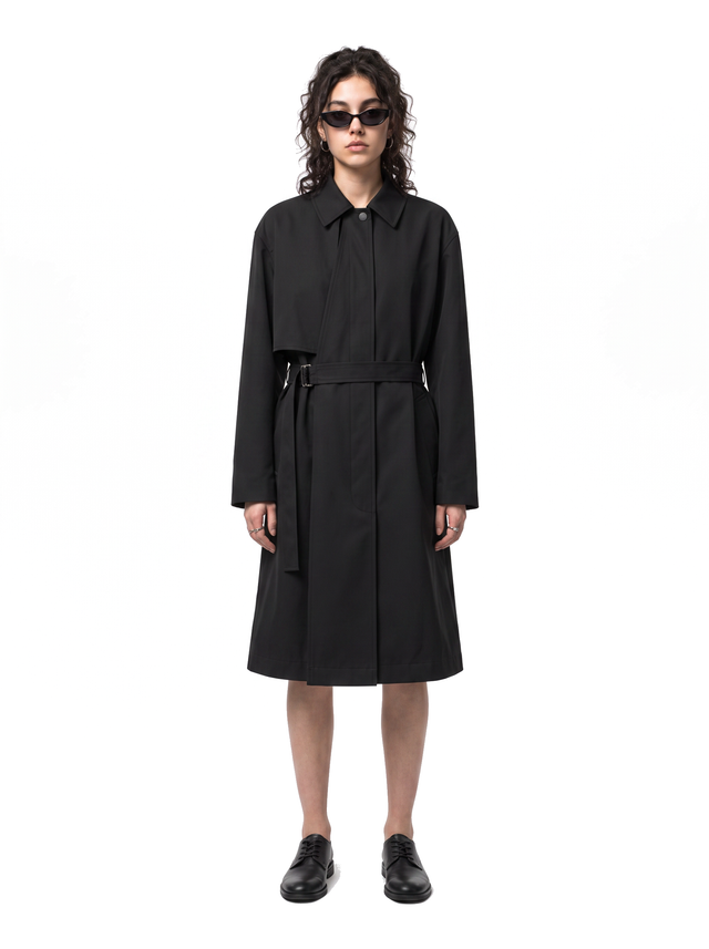 Raven Trench - Obsidian Black - full model