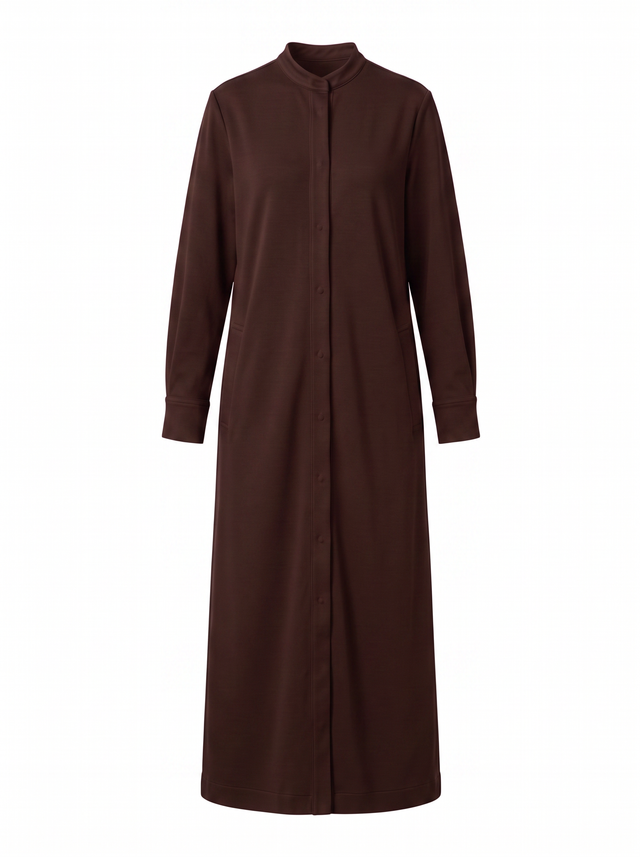 Slender Robe - Chocolate Brown - front product