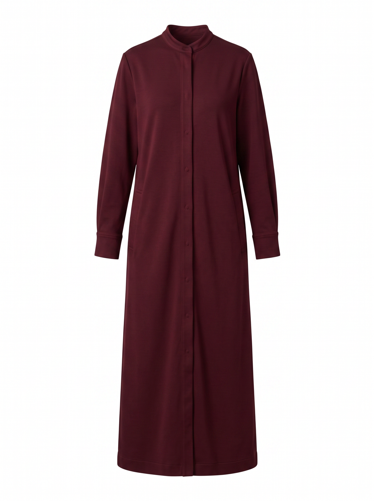 Slender Robe - Oxblood Burgundy - front product