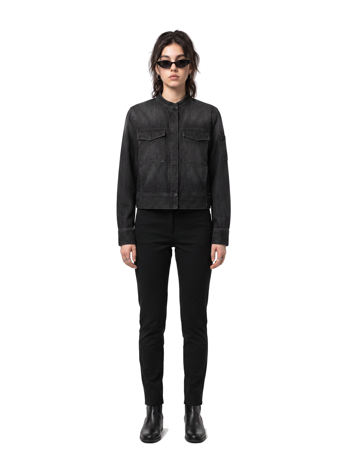 Umber Jacket - Obsidian Black - full model