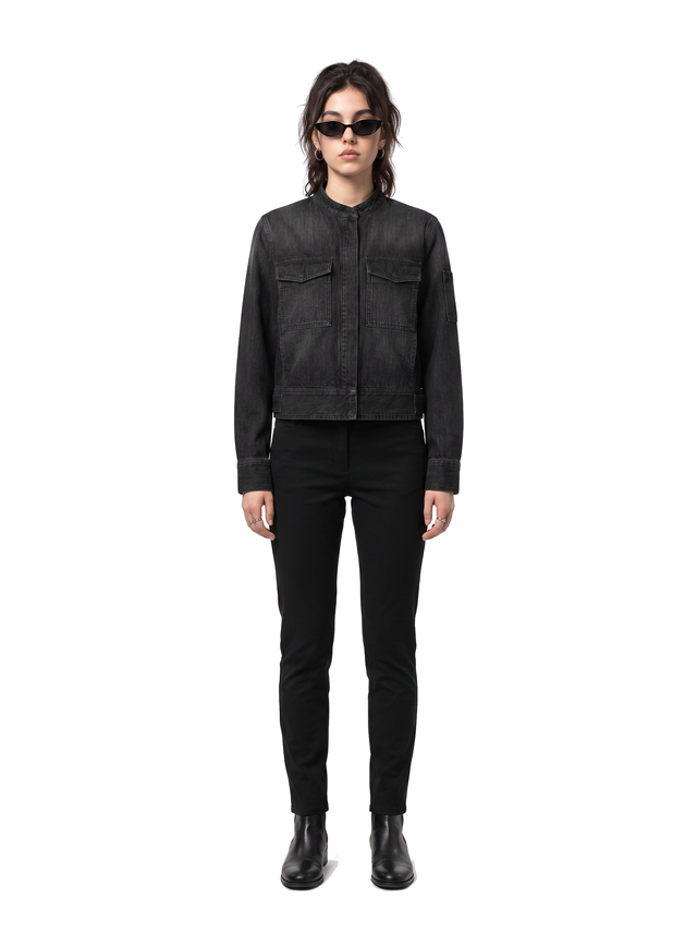 Umber Jacket - Obsidian Black - full model