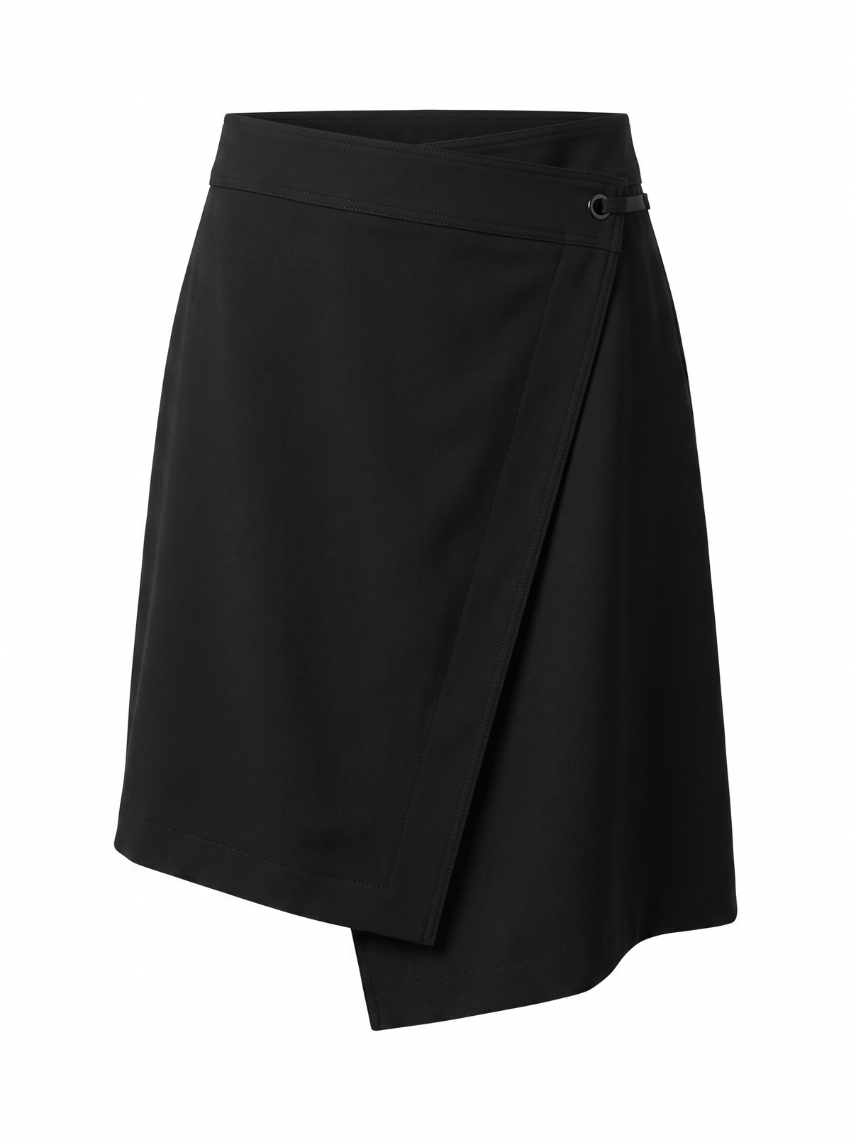 Wrap Skirt - Obsidian Black - front product