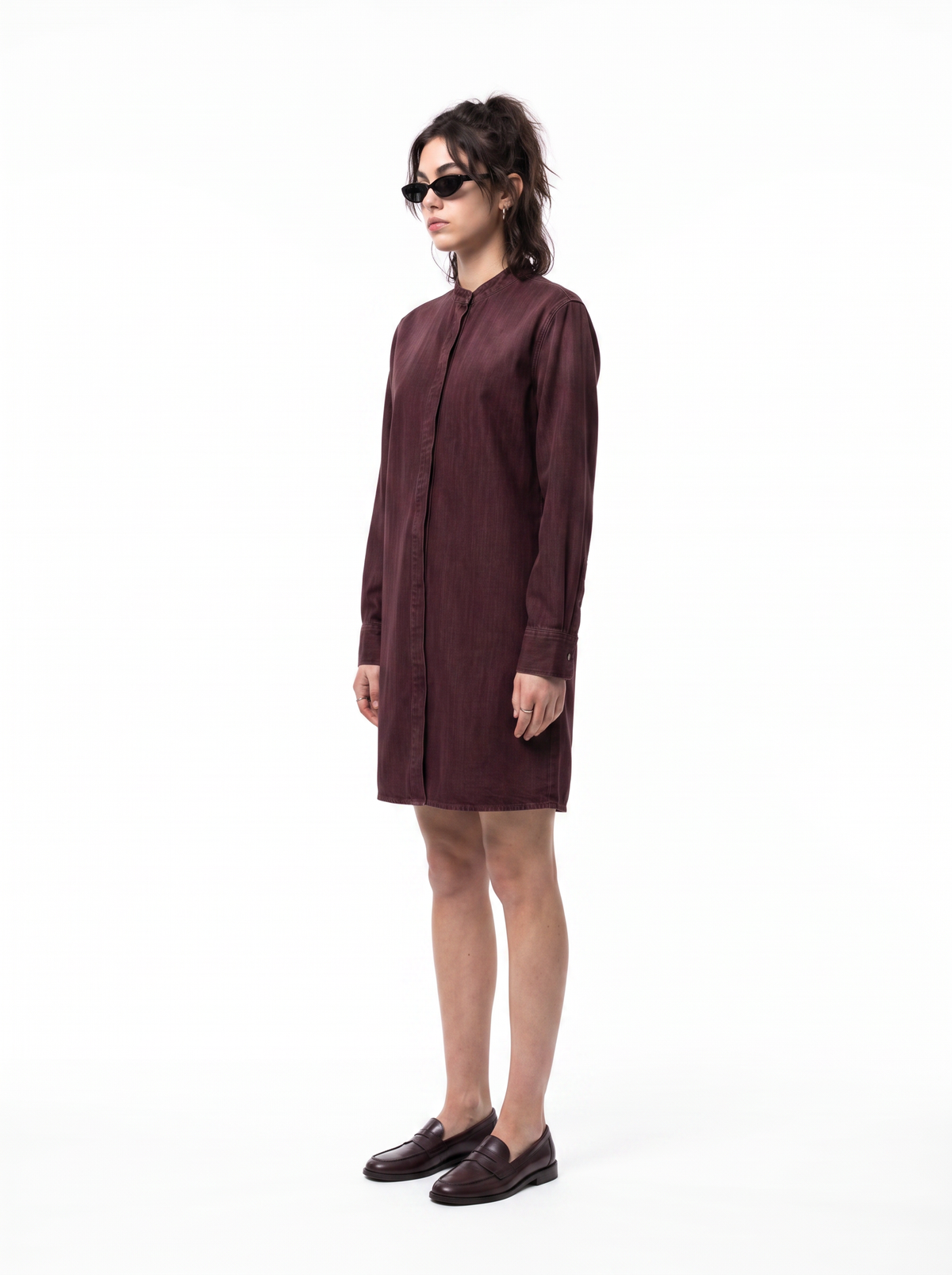 Zenith Shift - Oxblood Burgundy - side model