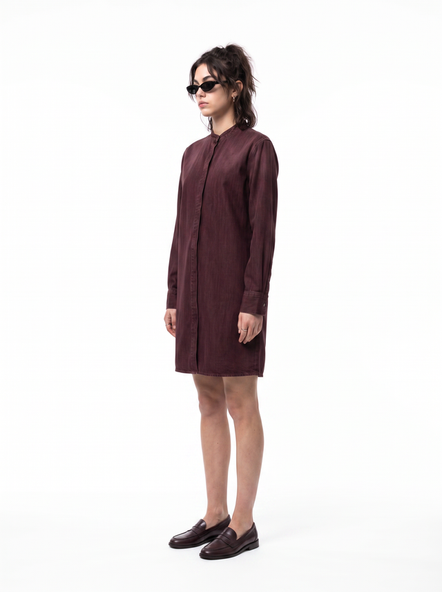Zenith Shift - Oxblood Burgundy - side model